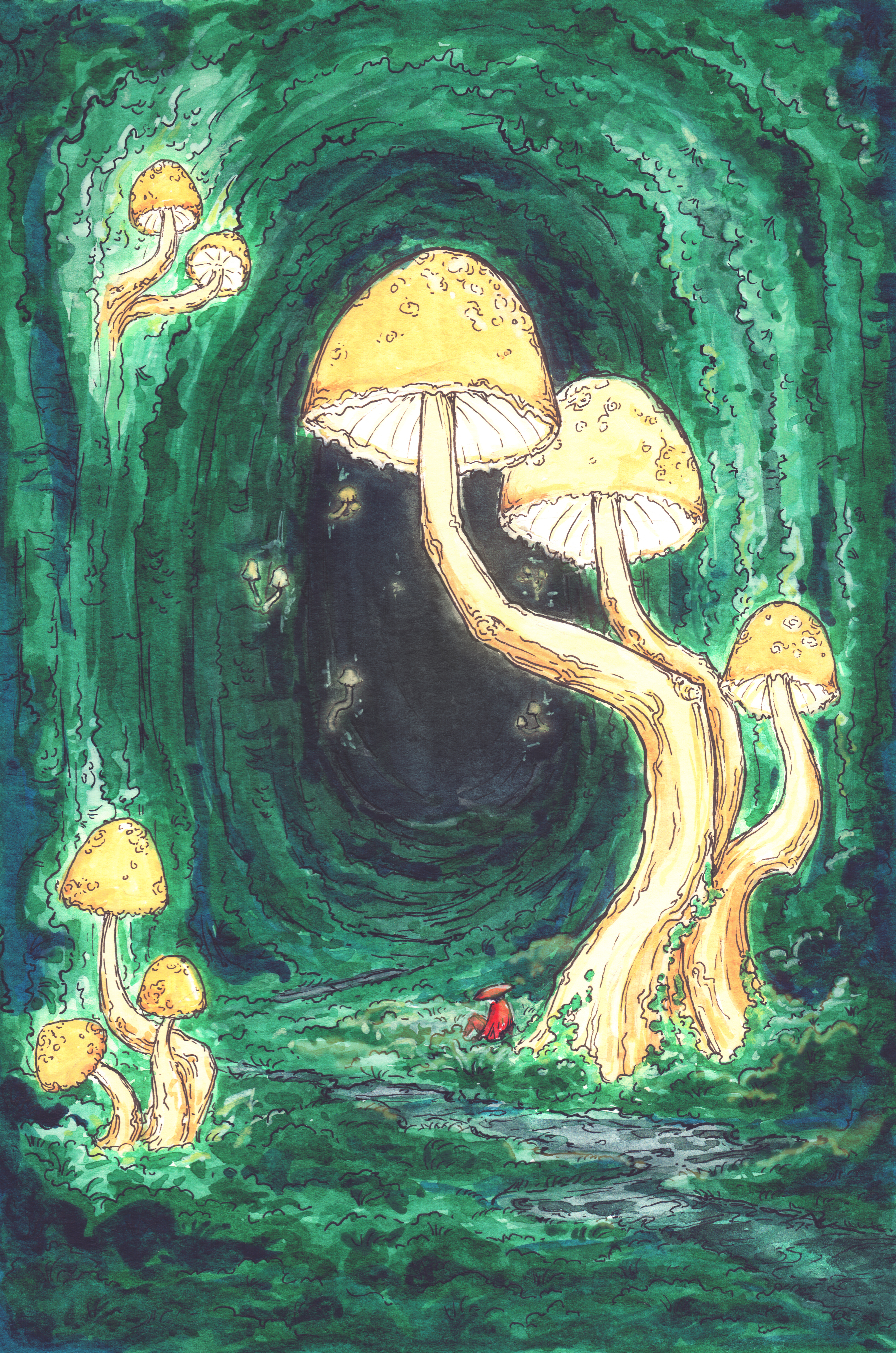 Wanderer Series – Mossy Cavern